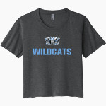 Cedar Bluffs Wildcats <span class="pdp-name-mascot">Cedar Bluffs Wildcats</span> Next Level Women's Festival Cali Crop Tee Front Thumbnail