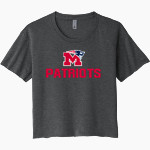 Marion Patriots <span class="pdp-name-mascot">Marion High School Patriots</span> Next Level Women's Festival Cali Crop Tee Front Thumbnail