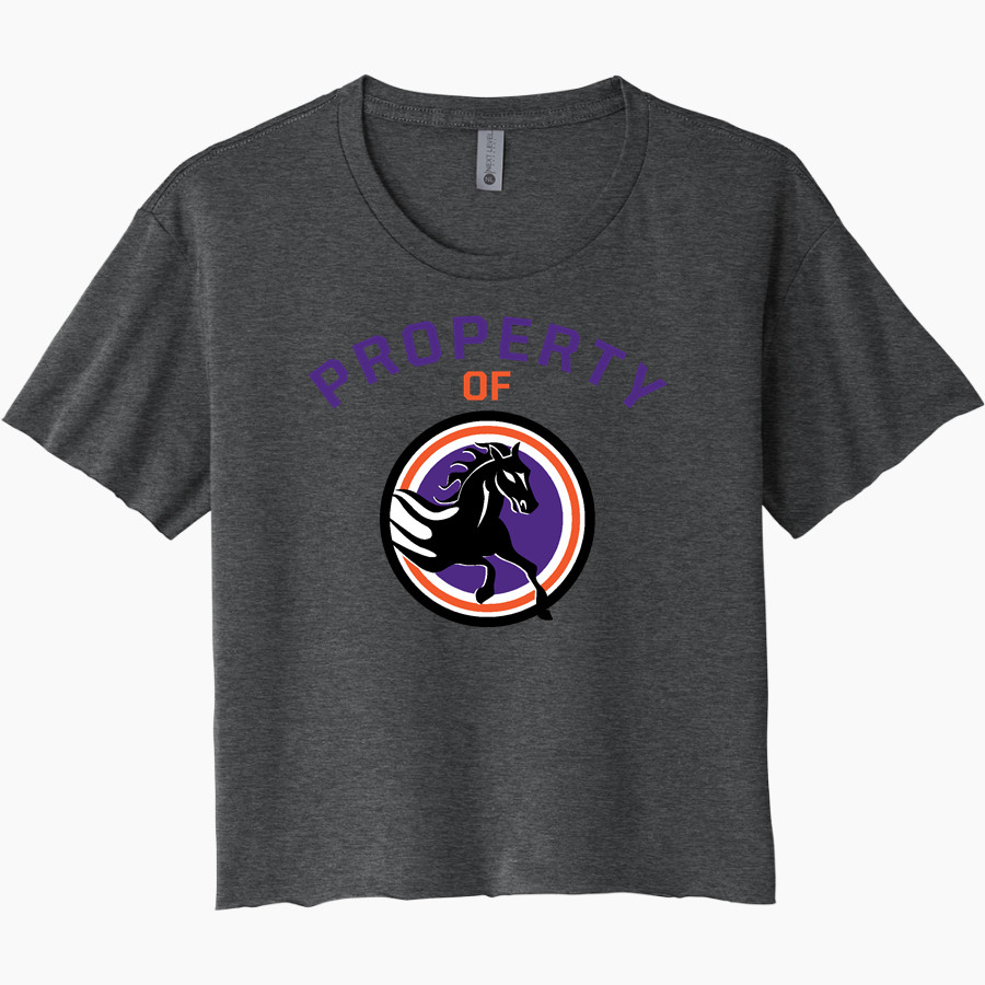 Skyline Gila River Mustangs <span class="pdp-name-mascot">Skyline Mustangs</span> Next Level Women's Festival Cali Crop Tee