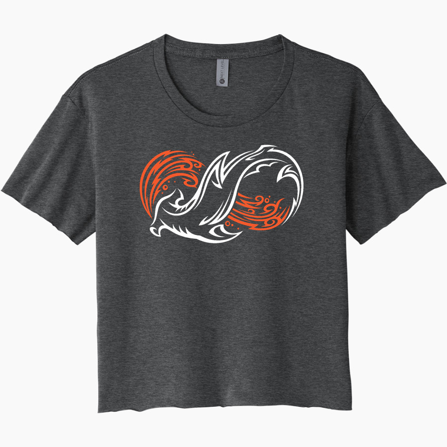 Shark Research & Conservation The Official Online Store Next Level Women's Festival Cali Crop Tee