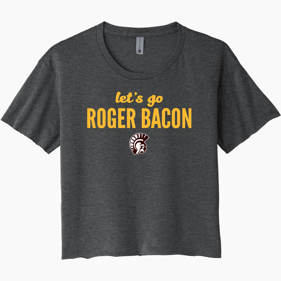 Roger Bacon Spartans <span class="pdp-name-mascot">Roger Bacon Spartans</span> Next Level Women's Festival Cali Crop Tee