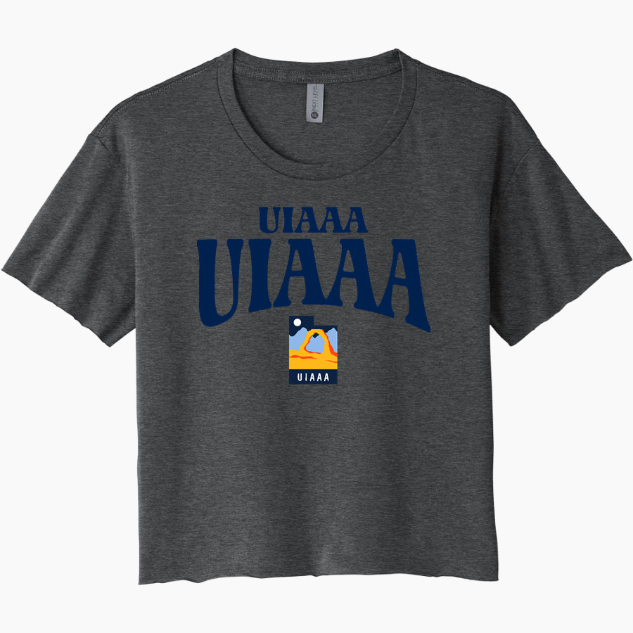 UIAAA Online Store Next Level Women's Festival Cali Crop Tee