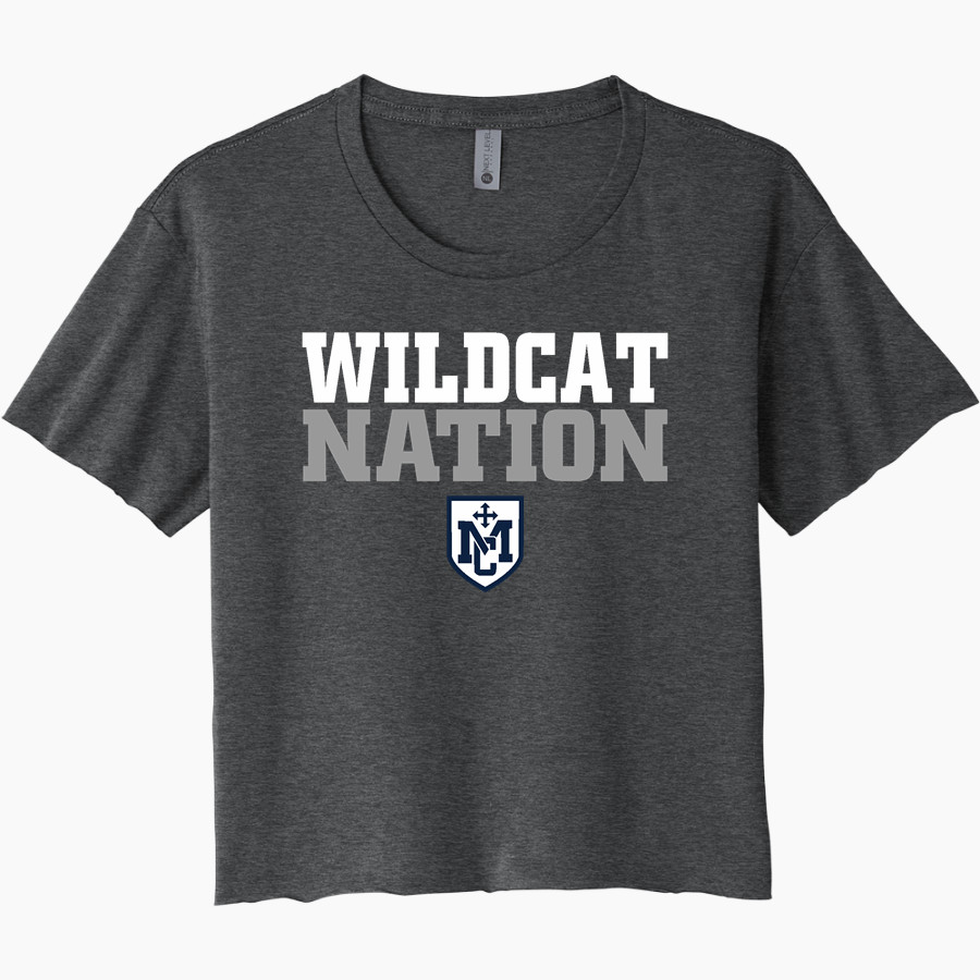 Marin Catholic Wildcats Next Level Women's Festival Cali Crop Tee
