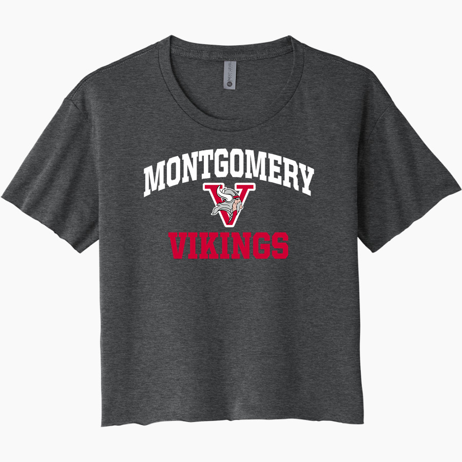 Montgomery Vikings Next Level Women's Festival Cali Crop Tee