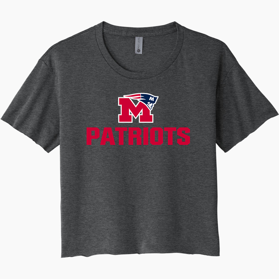 Marion Patriots <span class="pdp-name-mascot">Marion High School Patriots</span> Next Level Women's Festival Cali Crop Tee