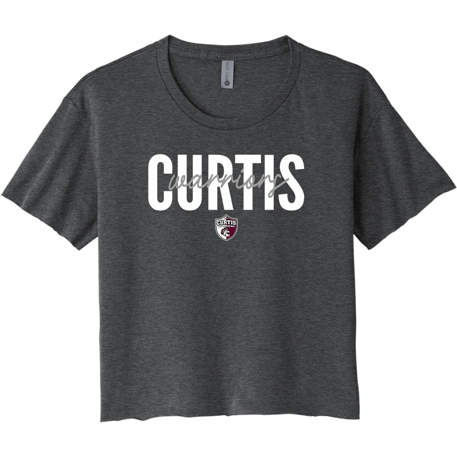Curtis Warriors <span class="pdp-name-mascot">Curtis Warriors</span> Next Level Women's Festival Cali Crop Tee