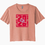 John Swett High School Online Apparel Store Next Level Women's Festival Cali Crop Tee Front Thumbnail