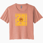 Jordan Jaguars The Official Store <span class="pdp-name-mascot">Jordan Jaguars</span> Next Level Women's Festival Cali Crop Tee Front Thumbnail