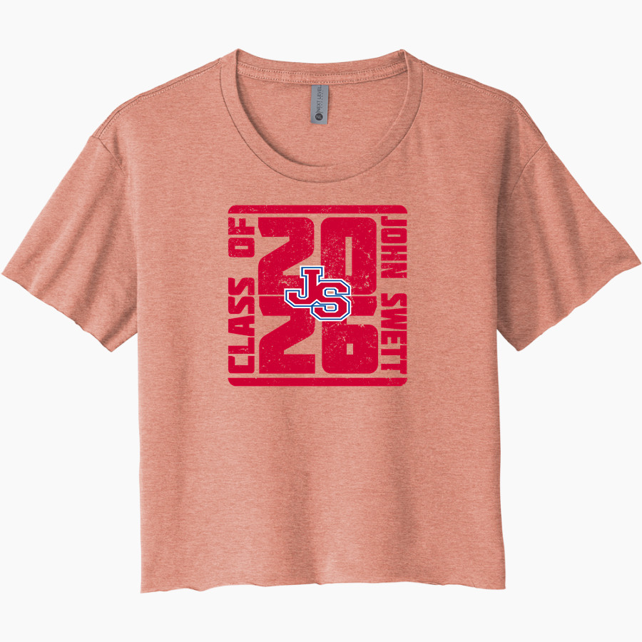 John Swett High School Online Apparel Store Next Level Women's Festival Cali Crop Tee