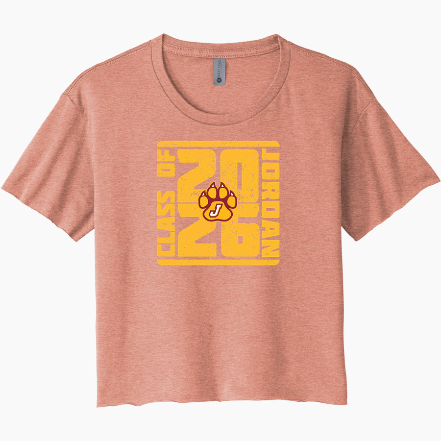 Jordan Jaguars The Official Store <span class="pdp-name-mascot">Jordan Jaguars</span> Next Level Women's Festival Cali Crop Tee