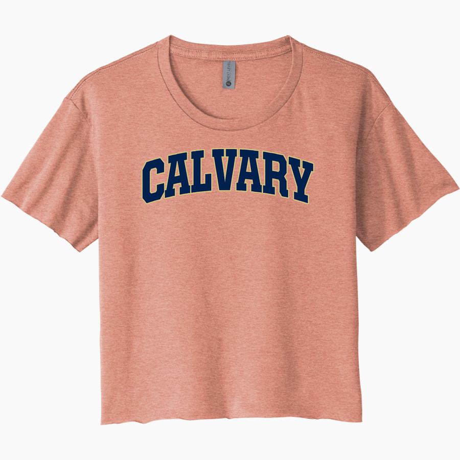 Calvary Lions Next Level Women's Festival Cali Crop Tee