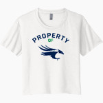 Reynolds Mountain Eagles Next Level Women's Festival Cali Crop Tee Front Thumbnail