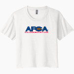 AFCA Next Level Women's Festival Cali Crop Tee Front Thumbnail