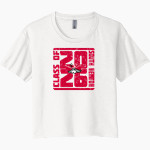 South Newton Middle School Next Level Women's Festival Cali Crop Tee Front Thumbnail