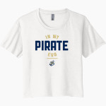 PEARL HIGH SCHOOL PIRATES <span class="pdp-name-mascot">PEARL PIRATES</span> Next Level Women's Festival Cali Crop Tee Front Thumbnail