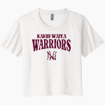 NANIH WAIYA HIGH SCHOOL WARRIORS <span class="pdp-name-mascot">NANIH WAIYA WARRIORS</span> Next Level Women's Festival Cali Crop Tee Front Thumbnail