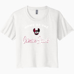 Indiana University of Pennsylvania <span class="pdp-name-mascot">Indiana University Of PA Hawks</span> Next Level Women's Festival Cali Crop Tee Front Thumbnail