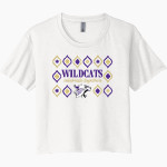 WEST STOKES HIGH SCHOOL WILDCATS Next Level Women's Festival Cali Crop Tee Front Thumbnail