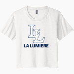La Lumiere School Lakers Online Store <span class="pdp-name-mascot">La Lumiere Lakers</span> Next Level Women's Festival Cali Crop Tee Front Thumbnail