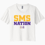 Scottsburg SMS <span class="pdp-name-mascot">Scottsburg SMS</span> Next Level Women's Festival Cali Crop Tee Front Thumbnail