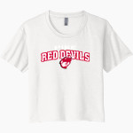 Pike Red Devils Next Level Women's Festival Cali Crop Tee Front Thumbnail