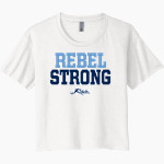 PATRICK HENRY HIGH SCHOOL REBELS <span class="pdp-name-mascot">PATRICK HENRY REBELS</span> Next Level Women's Festival Cali Crop Tee Front Thumbnail