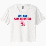 SAM HOUSTON HIGH SCHOOL TEXANS <span class="pdp-name-mascot">SAM HOUSTON TEXANS</span> Next Level Women's Festival Cali Crop Tee Front Thumbnail