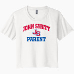 John Swett High School Online Apparel Store Next Level Women's Festival Cali Crop Tee Front Thumbnail