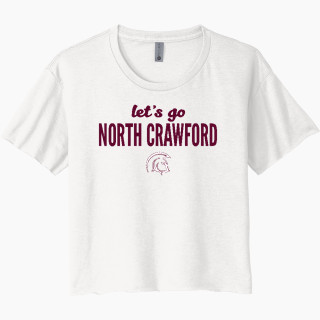 Next Level Women's Festival Cali Crop Tee