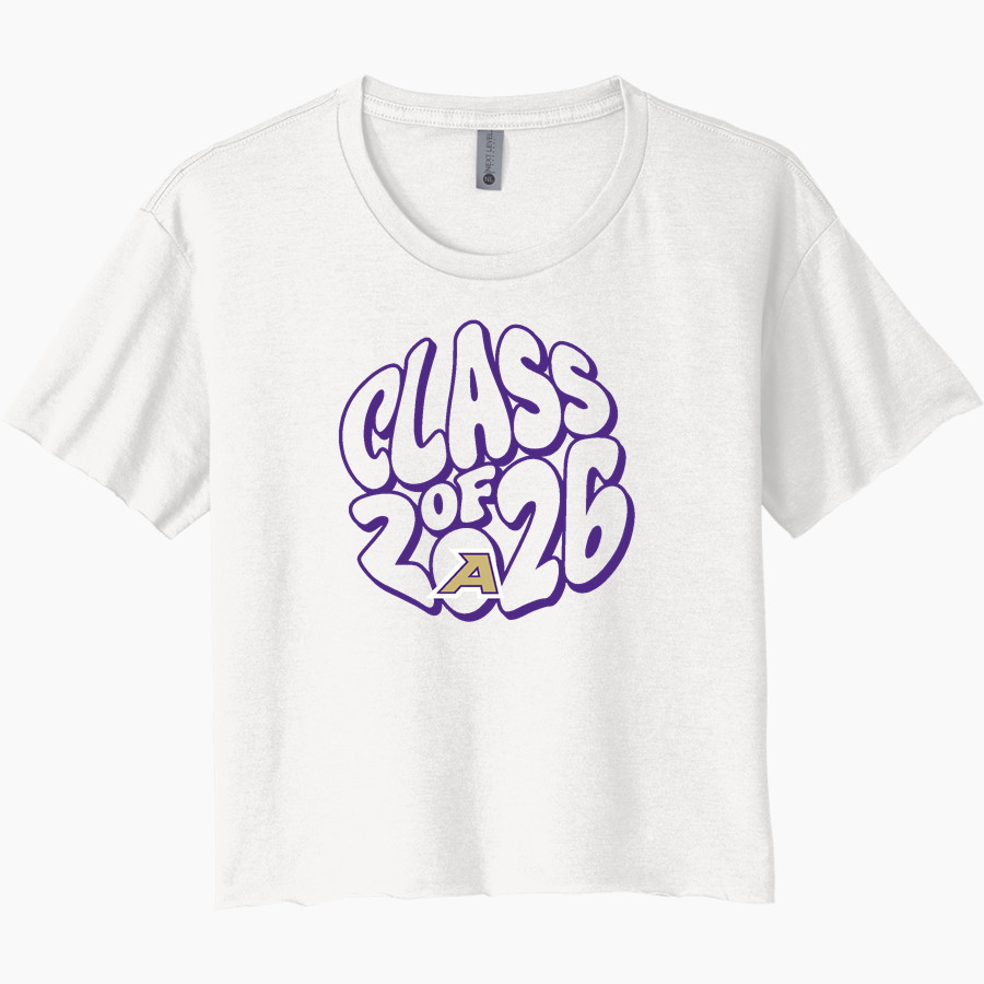 ALPINE HIGH SCHOOL BUCKS <span class="pdp-name-mascot">ALPINE BUCKS</span> Next Level Women's Festival Cali Crop Tee