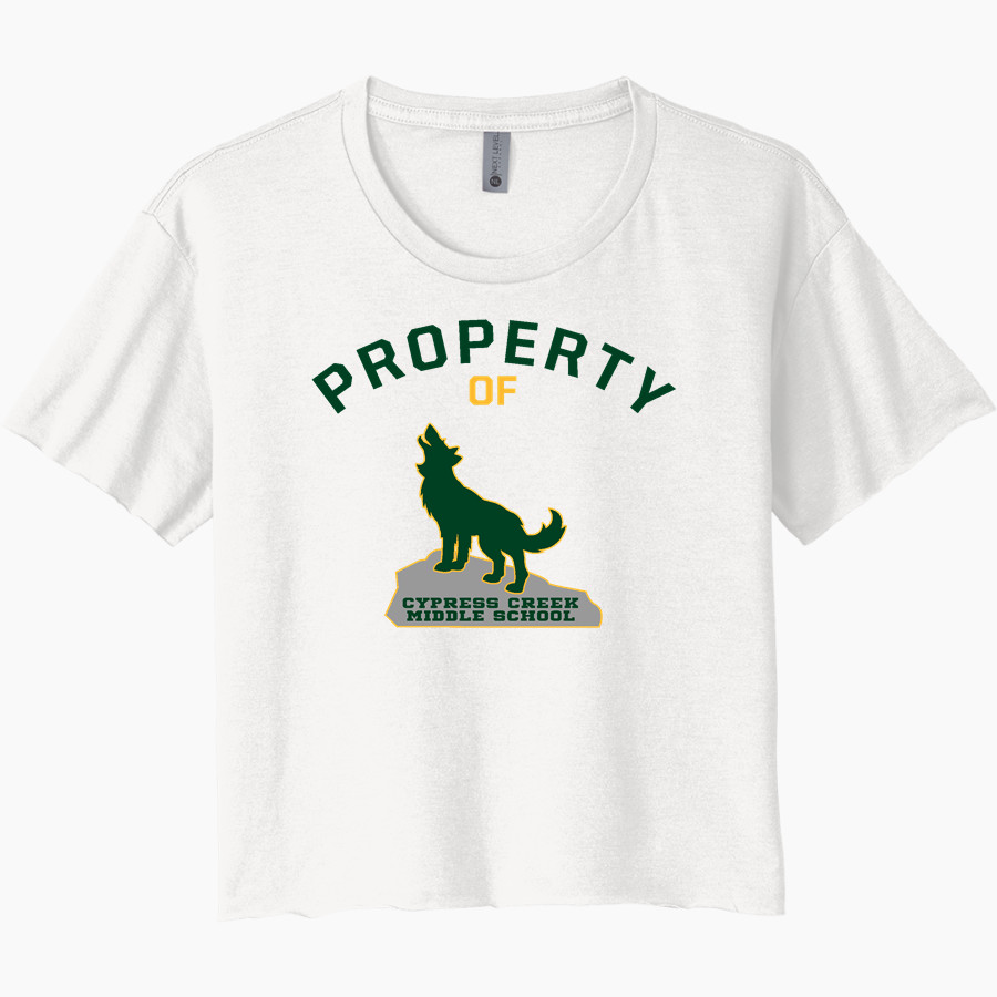 Cypress Creek Coyotes <span class="pdp-name-mascot">Cypress Creek Coyotes</span> Next Level Women's Festival Cali Crop Tee