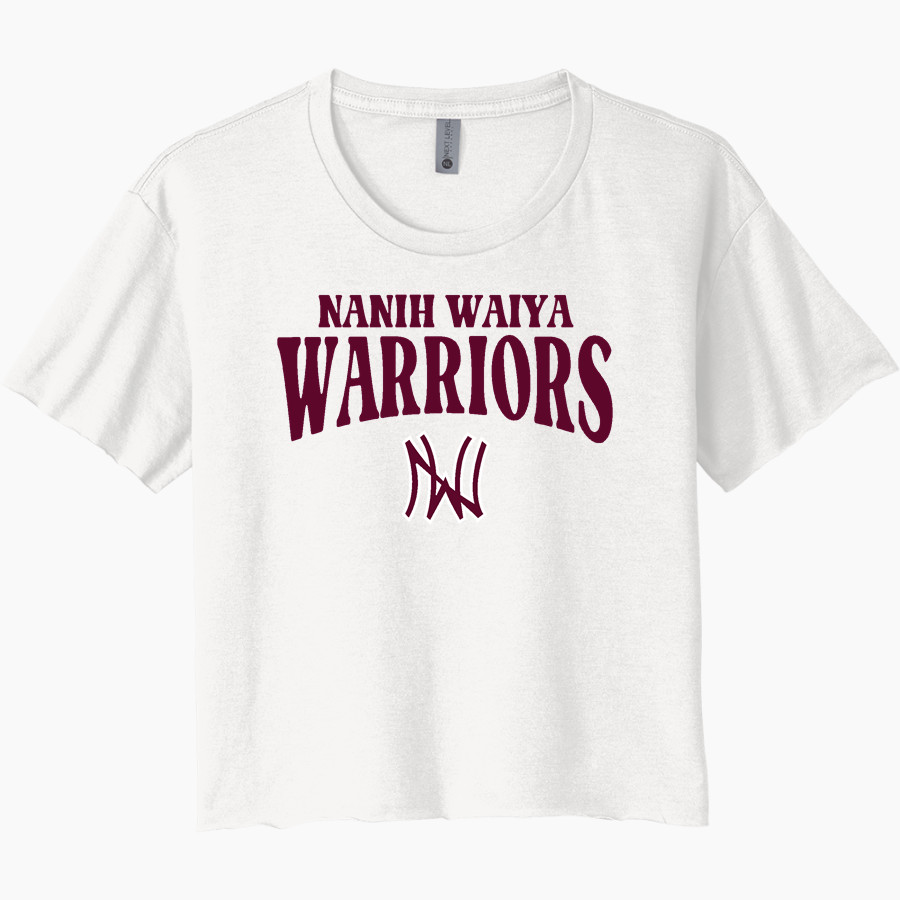 NANIH WAIYA HIGH SCHOOL WARRIORS <span class="pdp-name-mascot">NANIH WAIYA WARRIORS</span> Next Level Women's Festival Cali Crop Tee