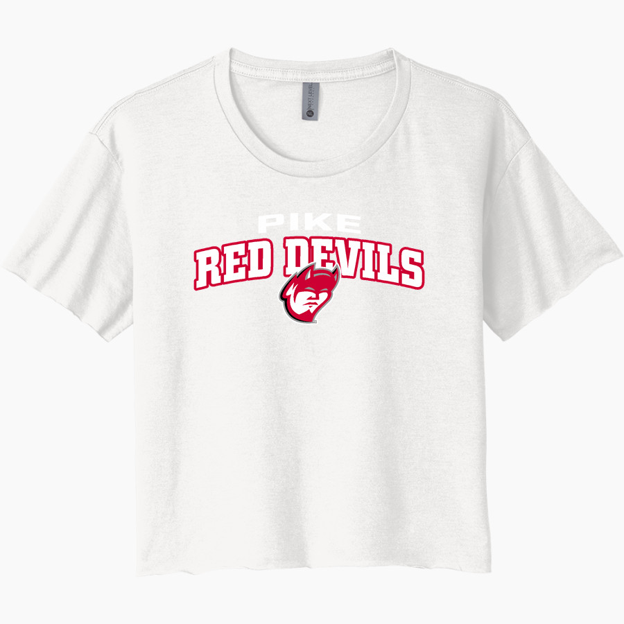 Pike Red Devils Next Level Women's Festival Cali Crop Tee