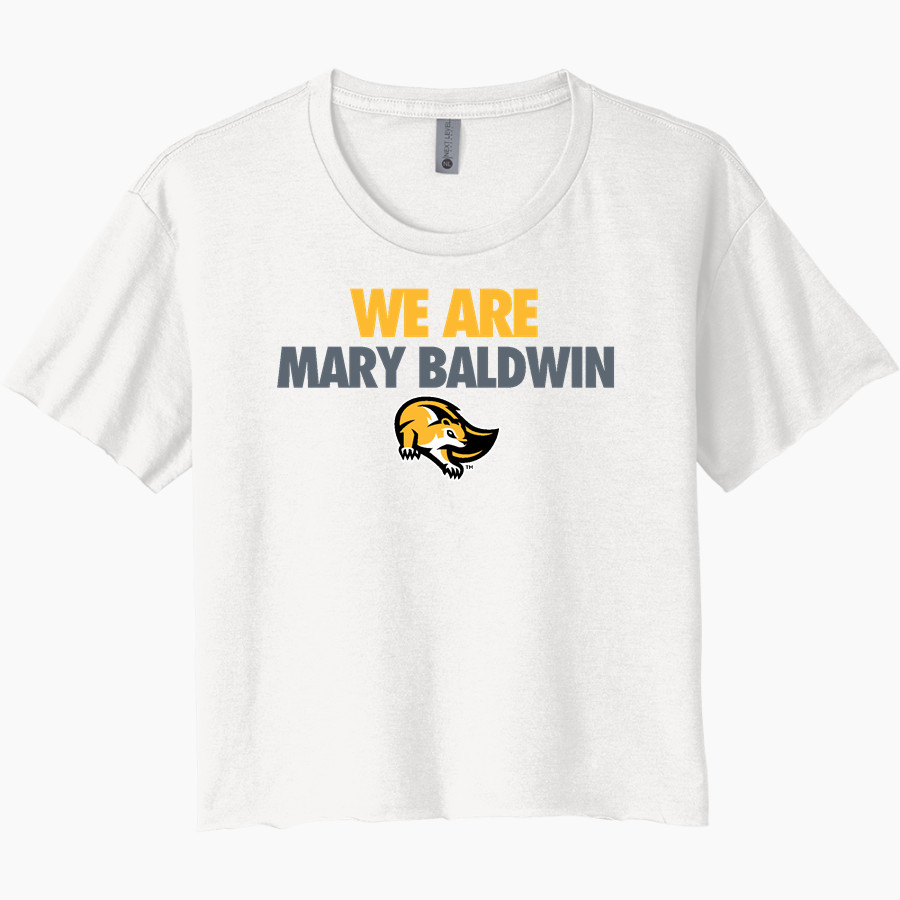 Mary Baldwin Fighting Squirrels <span class="pdp-name-mascot">Mary Baldwin Fighting Squirrels</span> Next Level Women's Festival Cali Crop Tee