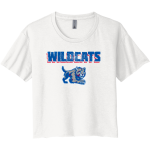 Castleton Wildcats <span class="pdp-name-mascot">Castleton Elementary Wildcats</span> Next Level Apparel Women's Festival Cali Crop Tee Front Thumbnail