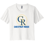 CHESTNUT RIDGE HIGH SCHOOL LIONS <span class="pdp-name-mascot">CHESTNUT RIDGE LIONS</span> Next Level Apparel Women's Festival Cali Crop Tee Front Thumbnail