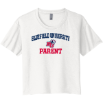 Bluefield University Sideline Store <span class="pdp-name-mascot">Bluefield University</span> Next Level Apparel Women's Festival Cali Crop Tee Front Thumbnail