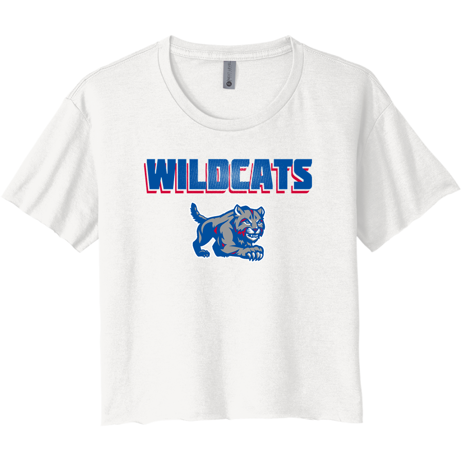 Castleton Wildcats <span class="pdp-name-mascot">Castleton Elementary Wildcats</span> Next Level Apparel Women's Festival Cali Crop Tee