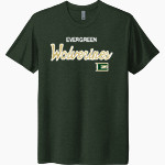 Evergreen Wolverines Next Level Unisex Tri-Blend T-Shirt Front Thumbnail
