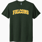 AKRON FIRESTONE HIGH SCHOOL FALCONS <span class="pdp-name-mascot">AKRON FIRESTONE FALCONS</span> Next Level Unisex Tri-Blend T-Shirt Front Thumbnail