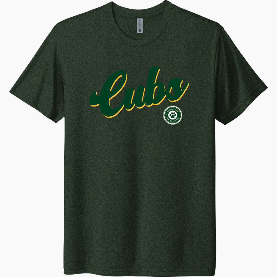 Catholic High home of the Cubs <span class="pdp-name-mascot">Catholic High Cubs</span> Next Level Unisex Tri-Blend T-Shirt