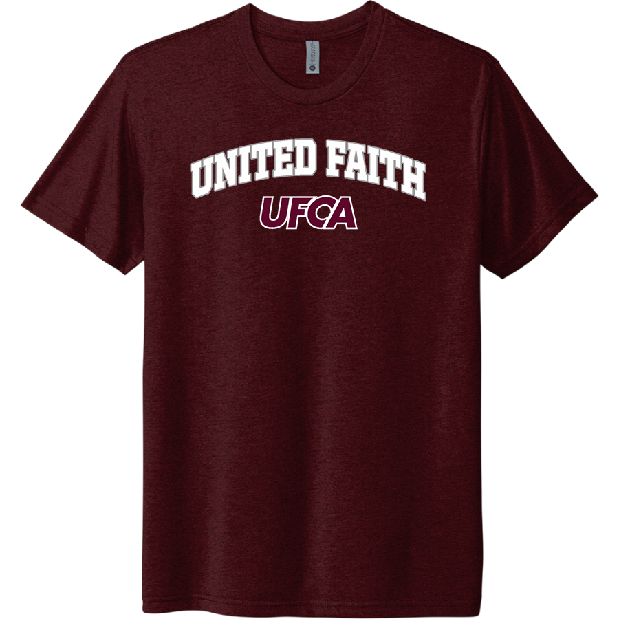 United Faith Christian Academy Store <span class="pdp-name-mascot">United Faith Falcons</span> Next Level Unisex Tri-Blend T-Shirt