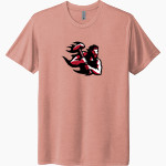 California University of Pennsylvania Next Level Unisex Tri-Blend T-Shirt Front Thumbnail