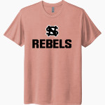 South Newton Rebels <span class="pdp-name-mascot">South Newton Rebels</span> Next Level Unisex Tri-Blend T-Shirt Front Thumbnail