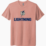 Lincoln Prep Academy Lightning Next Level Unisex Tri-Blend T-Shirt Front Thumbnail