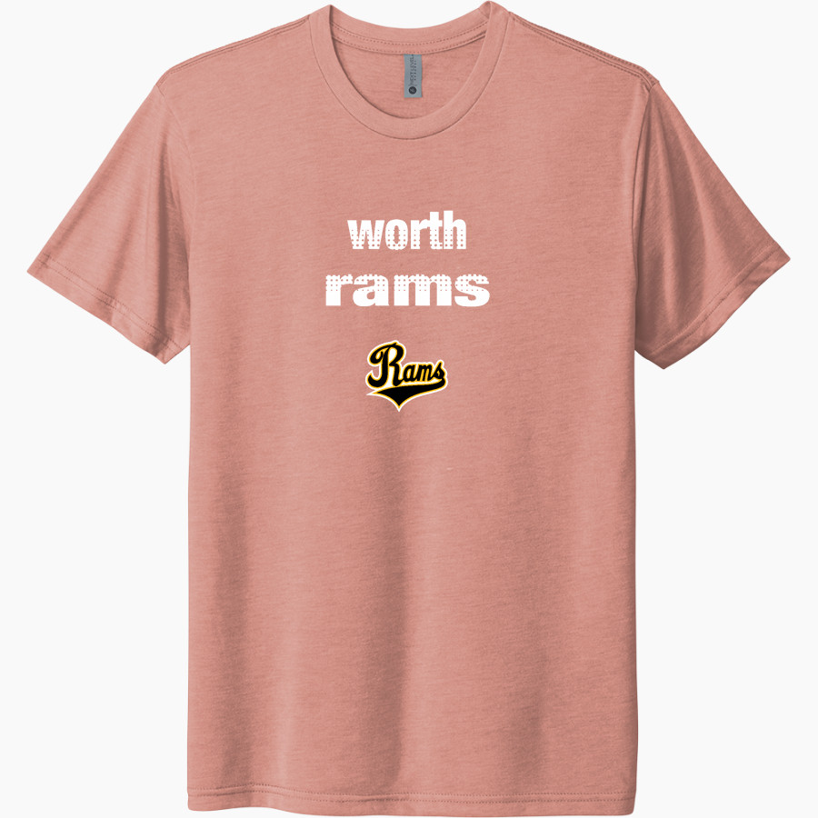 Worth Rams Next Level Unisex Tri-Blend T-Shirt