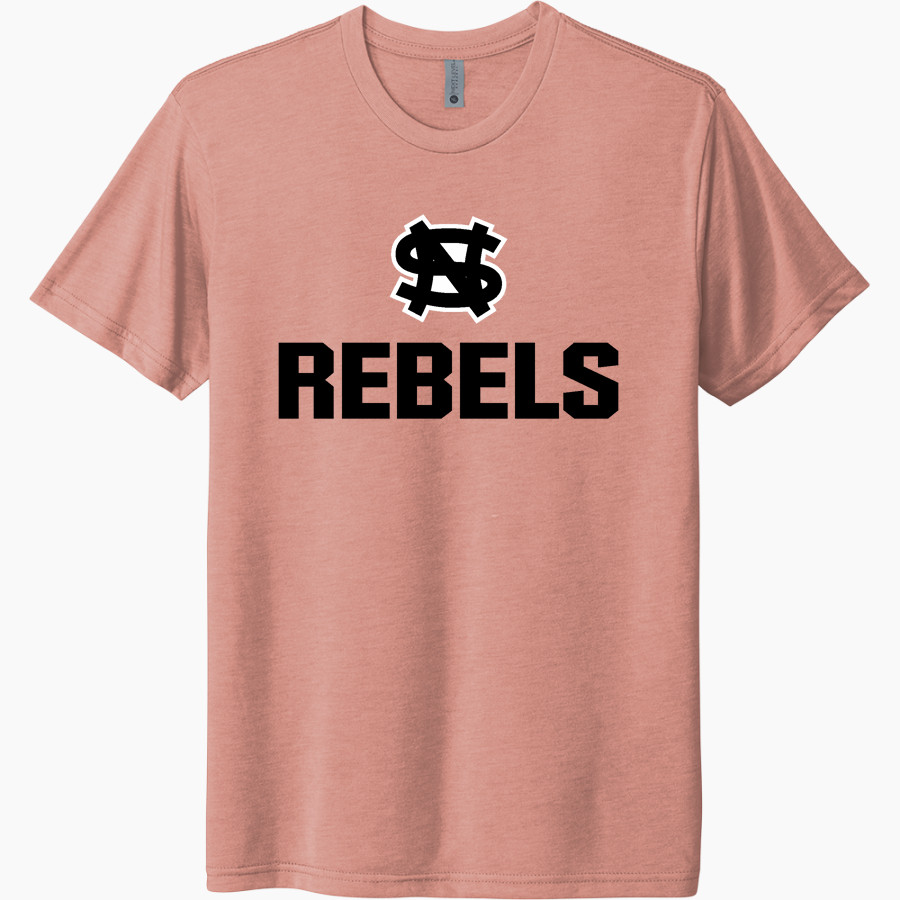 South Newton Rebels <span class="pdp-name-mascot">South Newton Rebels</span> Next Level Unisex Tri-Blend T-Shirt
