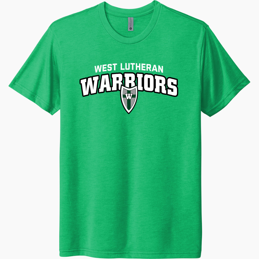 West Lutheran Warriors Next Level Unisex Tri-Blend T-Shirt