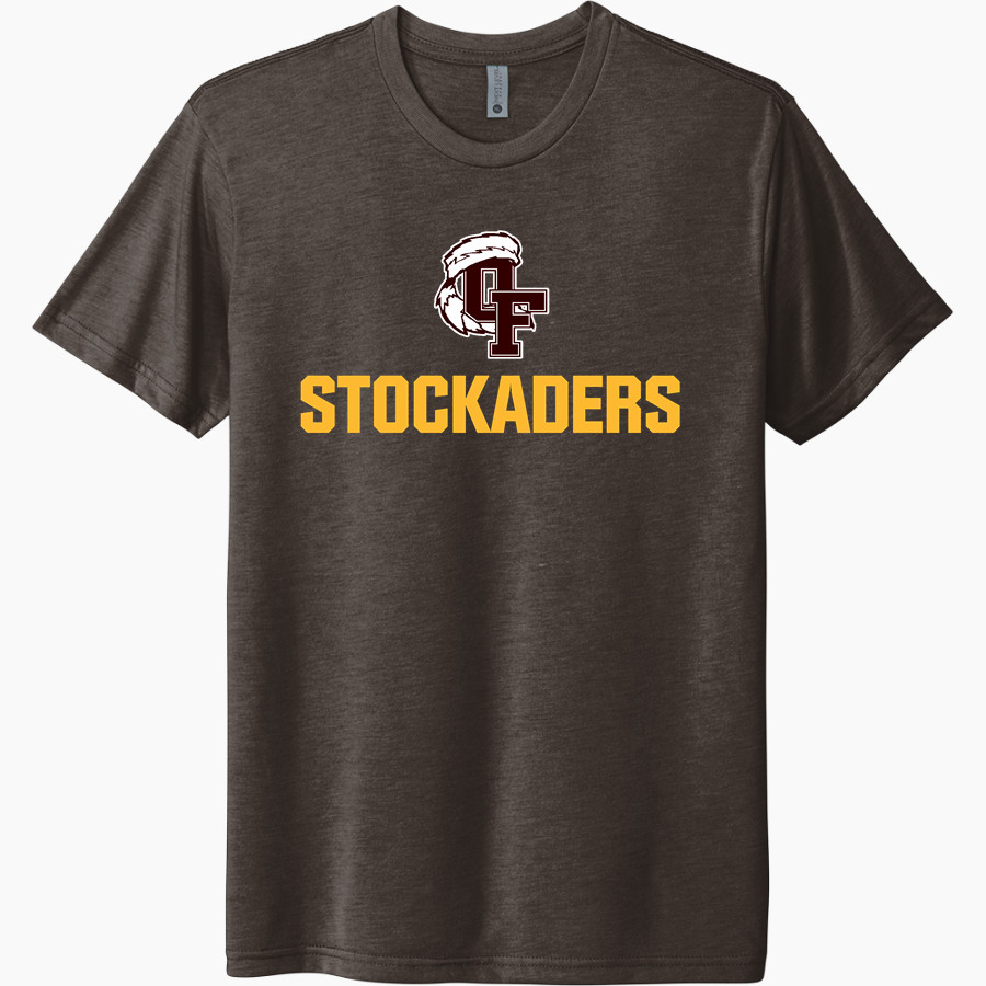 OLD FORT HIGH SCHOOL STOCKADERS <span class="pdp-name-mascot">OLD FORT STOCKADERS</span> Next Level Unisex Tri-Blend T-Shirt