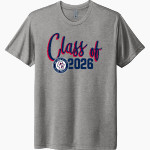 Crimson Cliffs Mustangs <span class="pdp-name-mascot">Crimson Cliffs Mustangs</span> Next Level Unisex Tri-Blend T-Shirt Front Thumbnail
